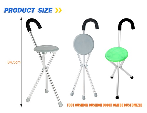 ¿Cuál es la diferencia entre el rodillo de aluminio con el asiento y un taburete de muleta?