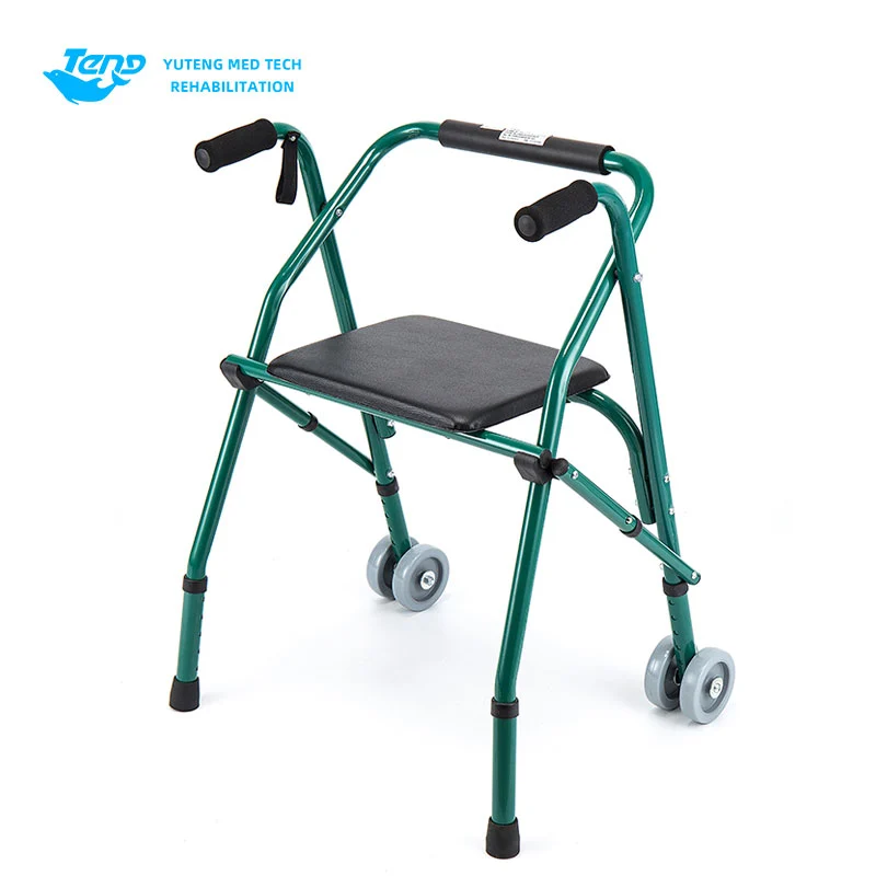 Caminante de aleación de aluminio con asiento