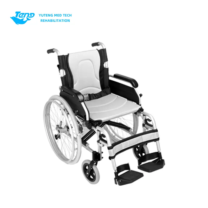 Silla de ruedas ligera de aluminio