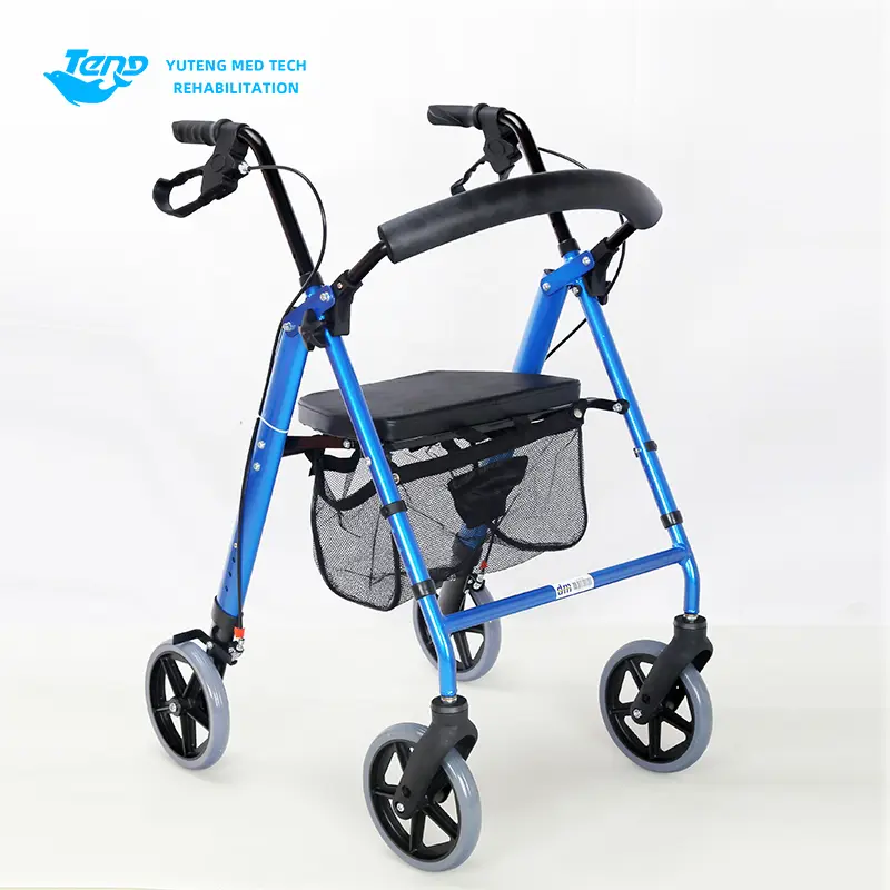 Rollador de aluminio con asiento