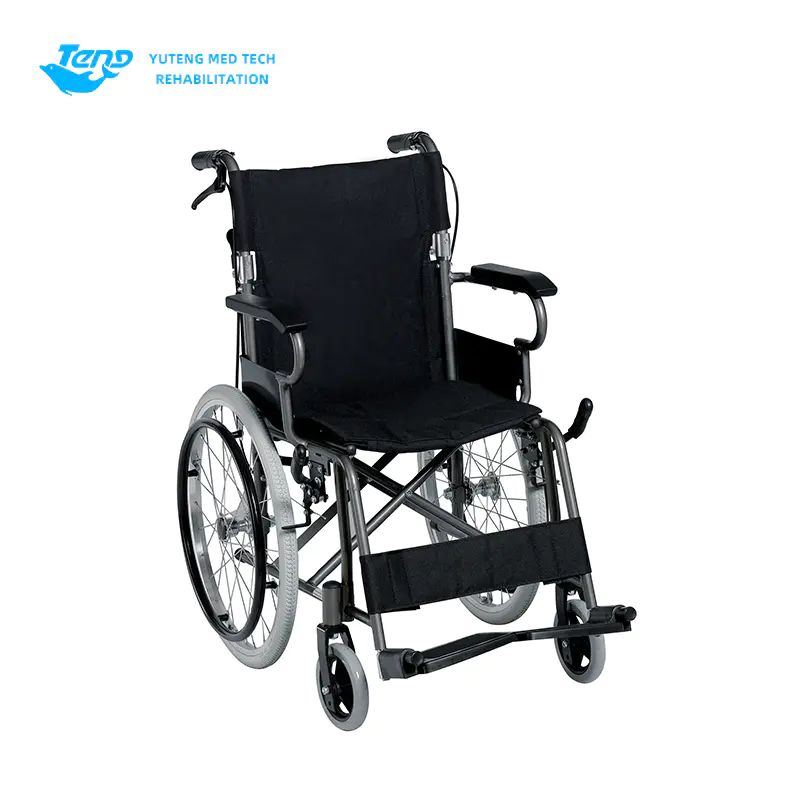 Silla de ruedas manual de freno doble