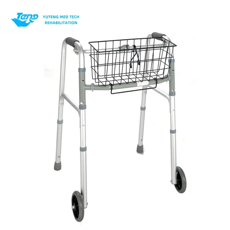 Caminante de aleación de aluminio en las ruedas delanteras