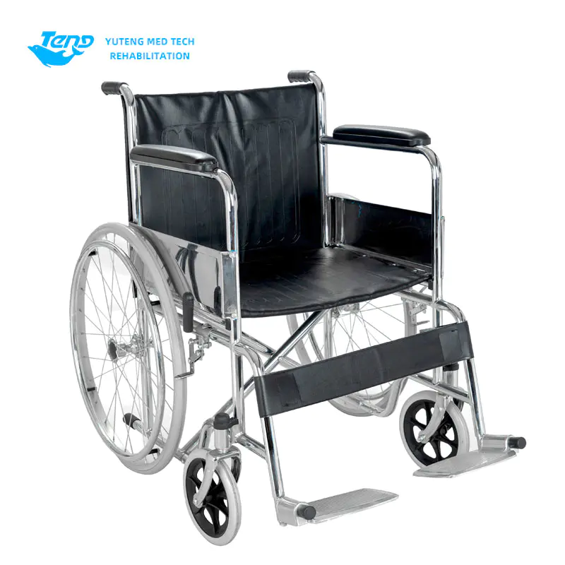Silla de ruedas manual para ancianos