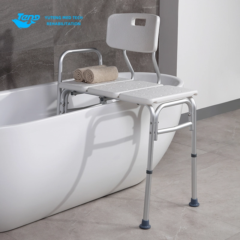 Silla de baño de aluminio multifuncional