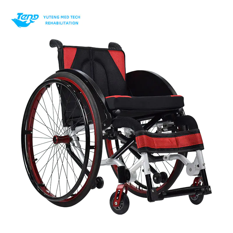 Silla de ruedas manual de deportes al aire libre