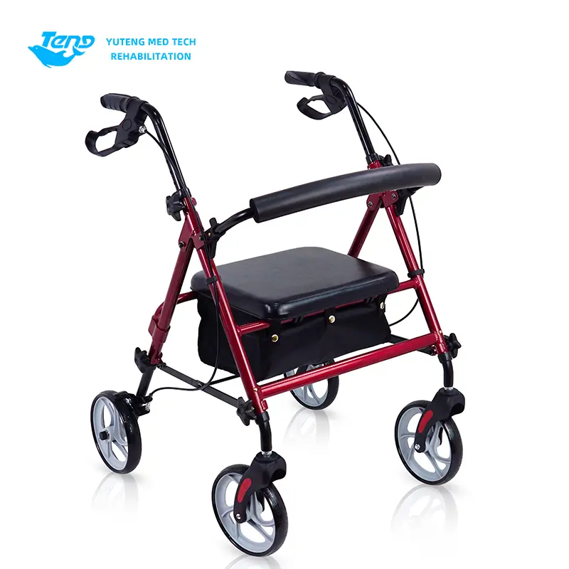 Rollator Walker con asiento y canasta